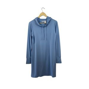 Skyr NWT Medium Dress Sky Blue Hooded UPF 50 Sun Protection Swim Cover Up